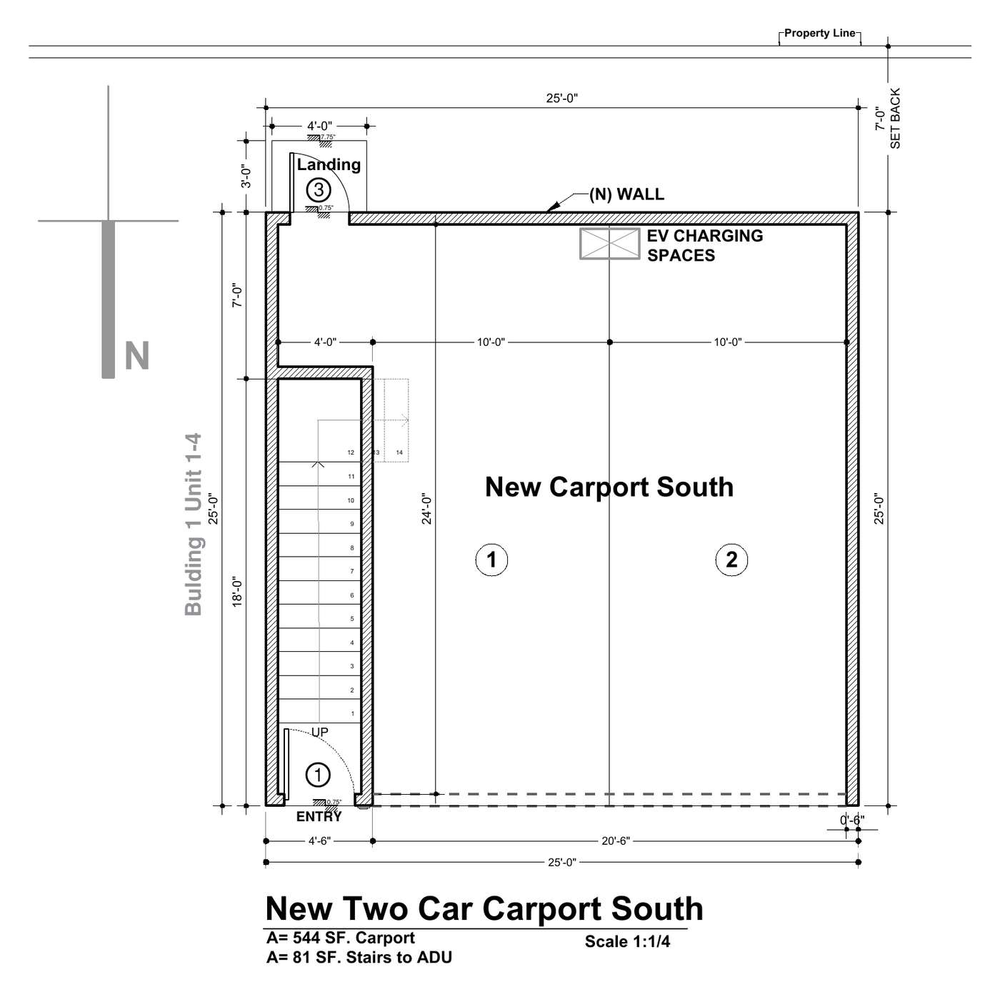 Casita ground level plan
