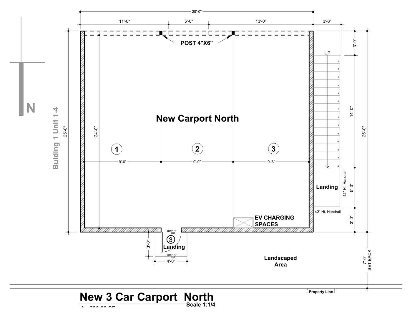 Flat ground level plan